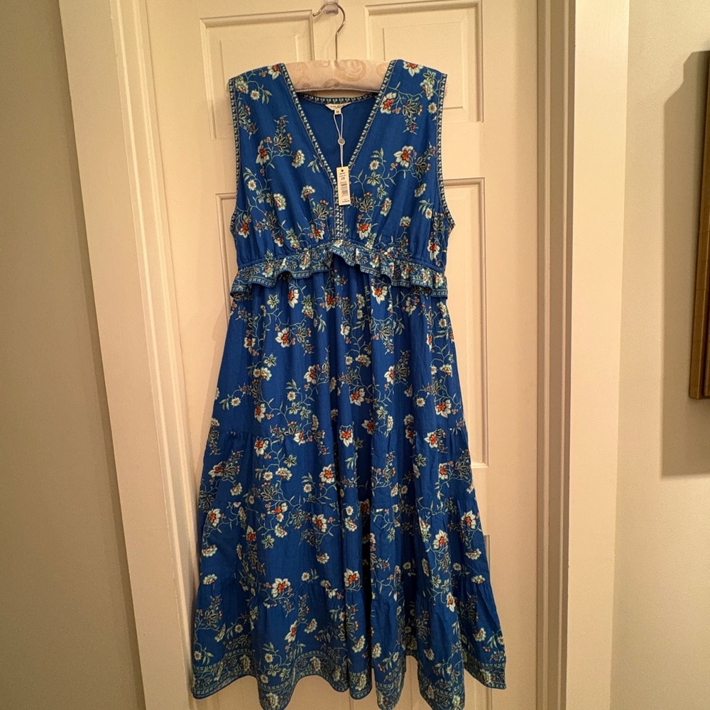 Women’s Max Studio Blue Floral Maxi Dress